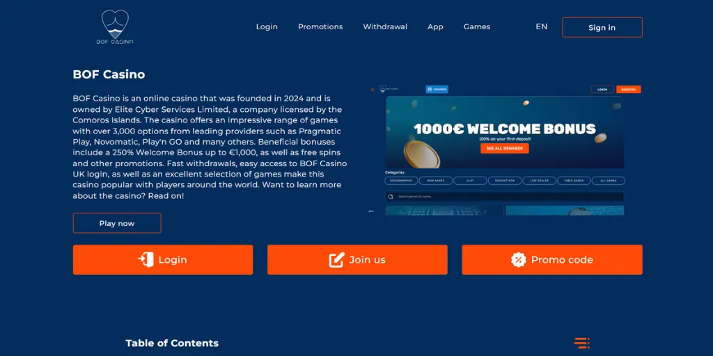 Bof Casino
